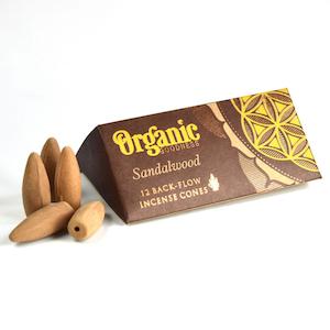 Organic Goodness Sandalwood Backflow Cones