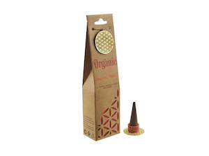 Organic Goodness Dragon's Blood Incense Cones with Holder