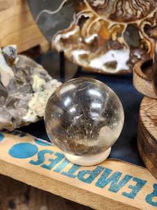 Crystal glass: Smokey Quartz Sphere