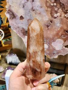 Crystal glass: Fire Quartz Tower