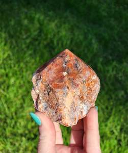 Orchid Calcite Top Polished Point