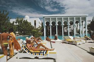 Store-based retail: SLIM AARONS 'ARMANDO'S BEACH CLUB' PHOTOGRAPHIC PRINT