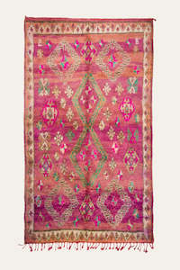 Store-based retail: Vintage Moroccan Boujaad Rug - Asma