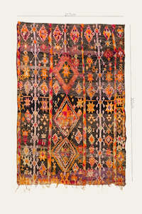 Vintage Moroccan Boujaad Rug - Adena