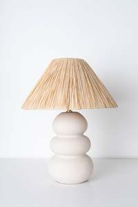 Paola & Joy Sofia Raffia Table Lamp