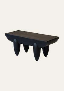 Store-based retail: Malawi Bench/Coffee Table - Matt Black