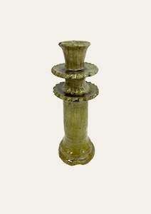 Store-based retail: Moroccan Green Candle Holder