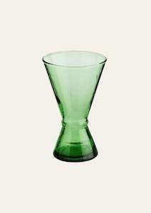 Moroccan Green Wine Glass