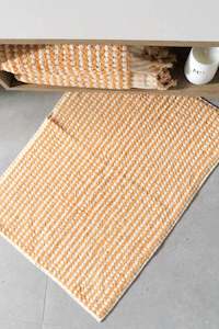 Store-based retail: Turkish Cotton Bath Mat - Mustard Yellow  (Last One)