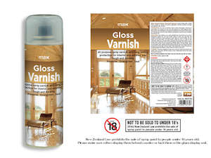 Variety: (R18+) All Purpose Spray Paint Gloss (100ml) - Clear Varnish