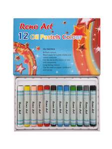 Oil Colouring Pastels 12PK