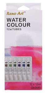 Water Colour Paint Set (12ml Tubes) 12PK