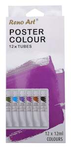 Variety: Poster Colour Paint Set (12ml Tubes) 12PK