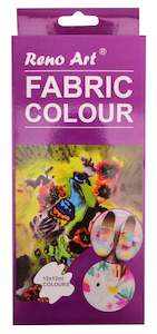 Variety: Fabric Colour Paint Set (12ml Tubes) 12PK