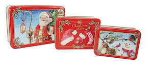 Variety: Cookie Christmas Tin (Rectangle)