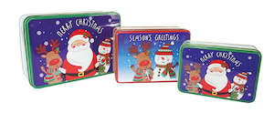 Cookie Christmas Tin (Rectangle)