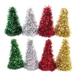 Tinsel Cone Tree (26cm)