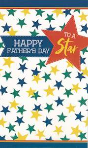 Jordan Fathers Day Greeting Card - To A Star