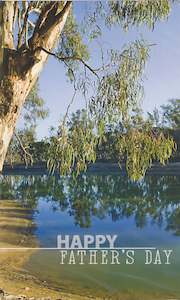 Jordan Fathers Day Greeting Card - River Scenery