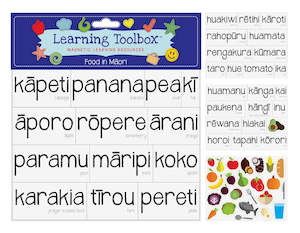 Variety: Magnetic Learning Resources - Food In Maori