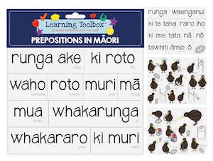 Variety: Magnetic Learning Resources - Prepositions In Maori