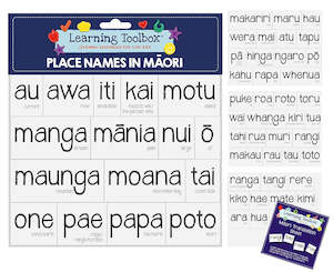 Variety: Magnetic Learning Resources - Place Names In Maori