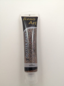 #914 Reno Art Acrylic Glitter Paint (75ml) - Rainbow