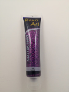 Variety: #908 Reno Art Acrylic Glitter Paint (75ml) - Purple