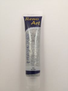 #902 Reno Art Acrylic Glitter Paint (75ml) - Silver