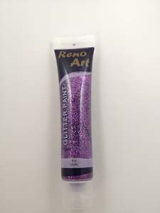 #916 Reno Art Acrylic Glitter Paint (75ml) - Lilac