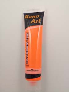 Variety: #830 Reno Art Acrylic Paint (75ml) - Fluorescent Orange