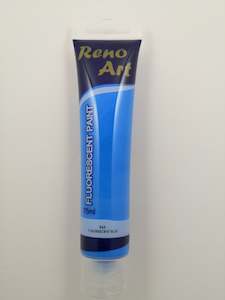 #865 Reno Art Acrylic Paint (75ml) - Fluorescent Blue