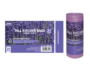 Scented Biodegradable Kitchen Tidy Bags 27L (510x650mm) 25PK