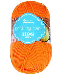 Variety: #22 Knitting Yarn (110g) - Light Orange