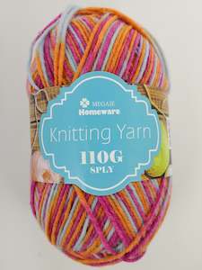 Variety: #S2 Knitting Yarn (110g) - Multi Bright Pastel