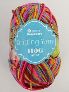 Variety: #S36 Knitting Yarn (110g) - Multi Bright Colours