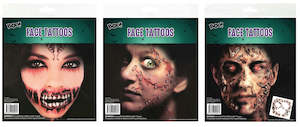 Halloween Face Tattoos