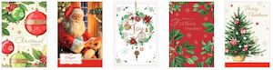 Christmas Card Bundle 10PK - Traditional