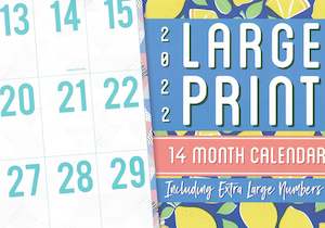 Calendar (Rectangle) - Big Print