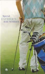 Jordan Fathers Day Greeting Card - Golf