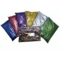 Glitter 250ml bag - red