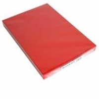 Artist supplies wholesaling: Colour card 225gsm A4 - red (100)