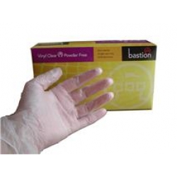 Artist supplies wholesaling: Gloves (powder free) vinyl - medium (100)