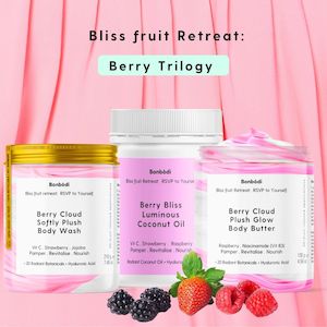 Bonbodi Bliss Fruit Berry Trilogy: The Ultimate Berry Indulgence Collection