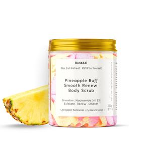 Toiletry preparation: Pineapple Buff Smooth Renew Body Scrub 🍍 Bonbodi 230g / 8.11 oz