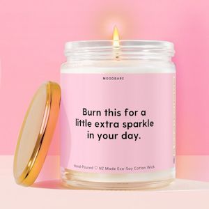 Burn this for a little extra sparkle in your day.