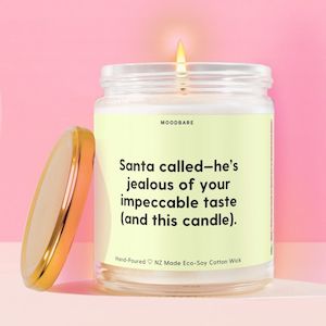 Santa called—he’s jealous of your impeccable taste (and this candle).