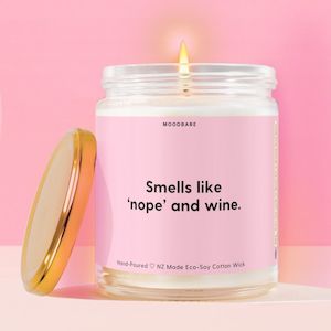 Smells like ‘nope’ and wine.