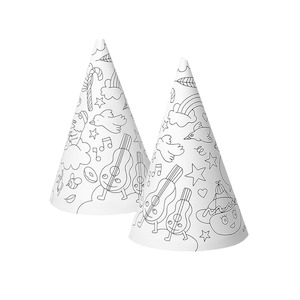 OMY France ~ Colouring In Party Hats | 8