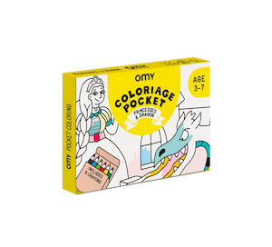 Pocket Colouring: OMY France ~ Pocket Colouring | Princesses & Dragons